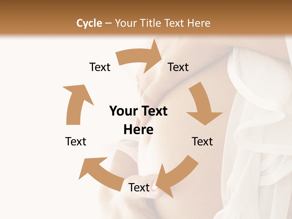 A Pregnant Woman Holding A Flower Powerpoint Presentation PowerPoint Template