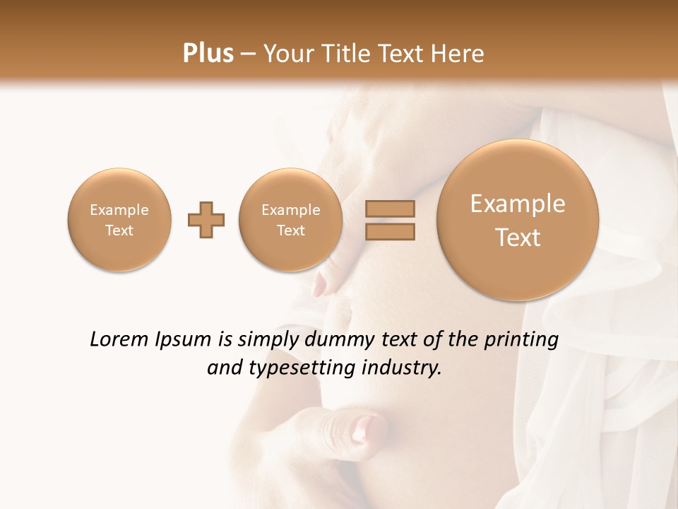 A Pregnant Woman Holding A Flower Powerpoint Presentation PowerPoint Template