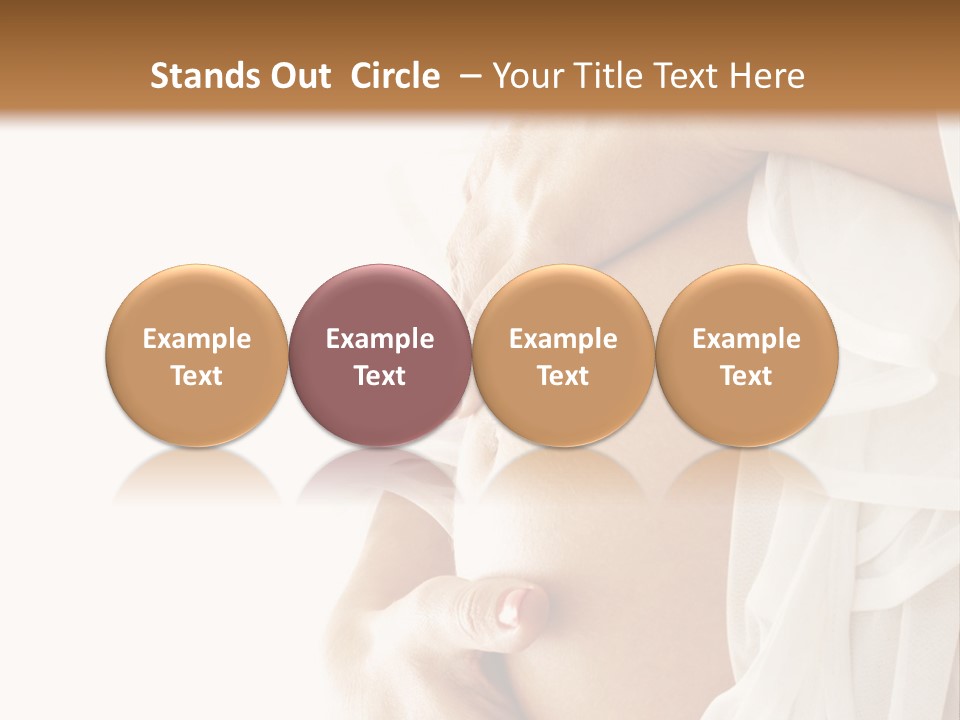 A Pregnant Woman Holding A Flower Powerpoint Presentation PowerPoint Template