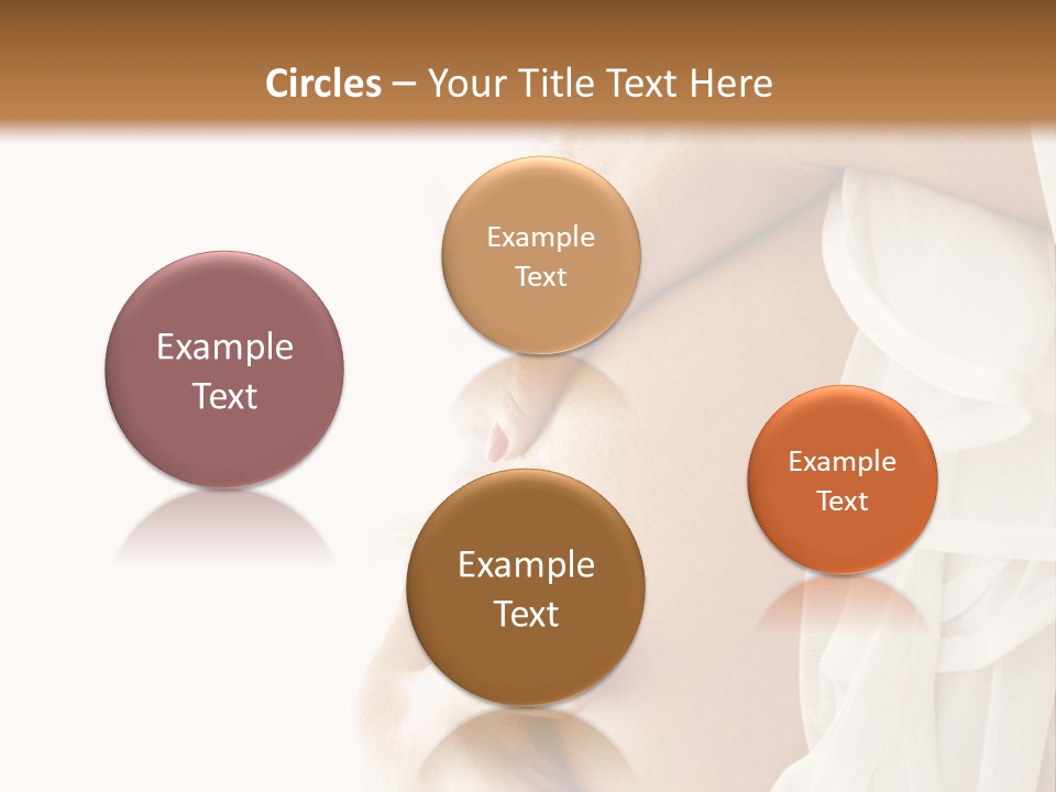 A Pregnant Woman Holding A Flower Powerpoint Presentation PowerPoint Template