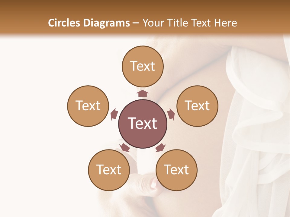 A Pregnant Woman Holding A Flower Powerpoint Presentation PowerPoint Template