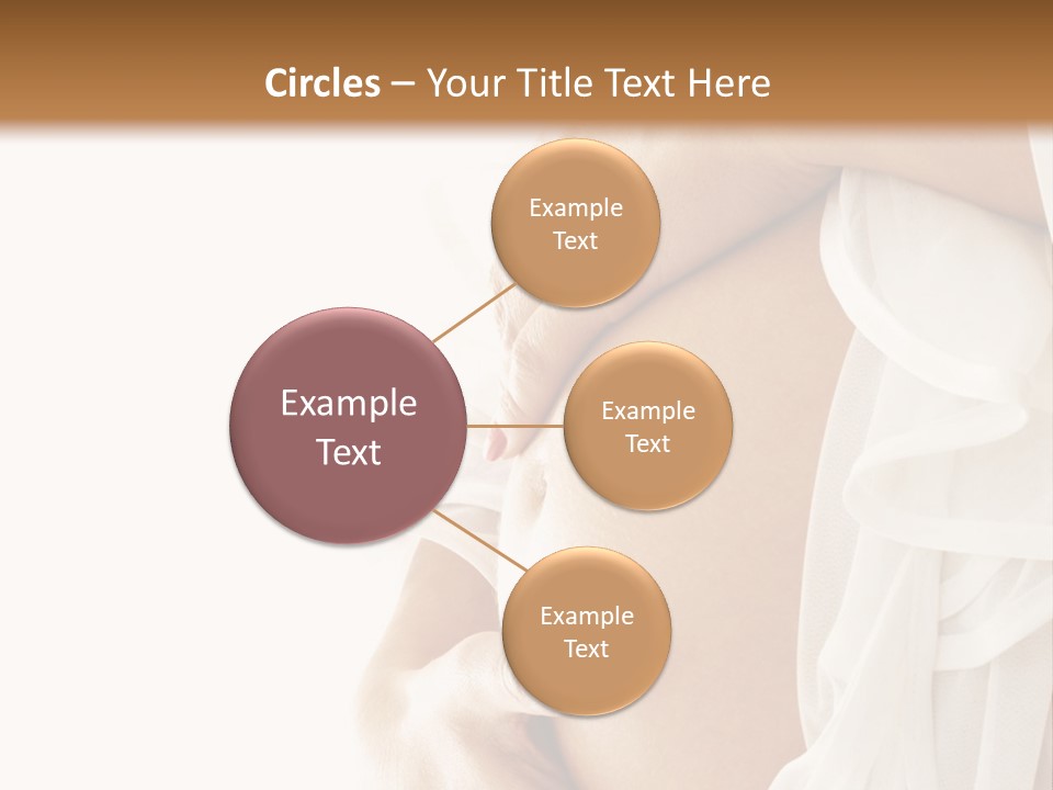 A Pregnant Woman Holding A Flower Powerpoint Presentation PowerPoint Template