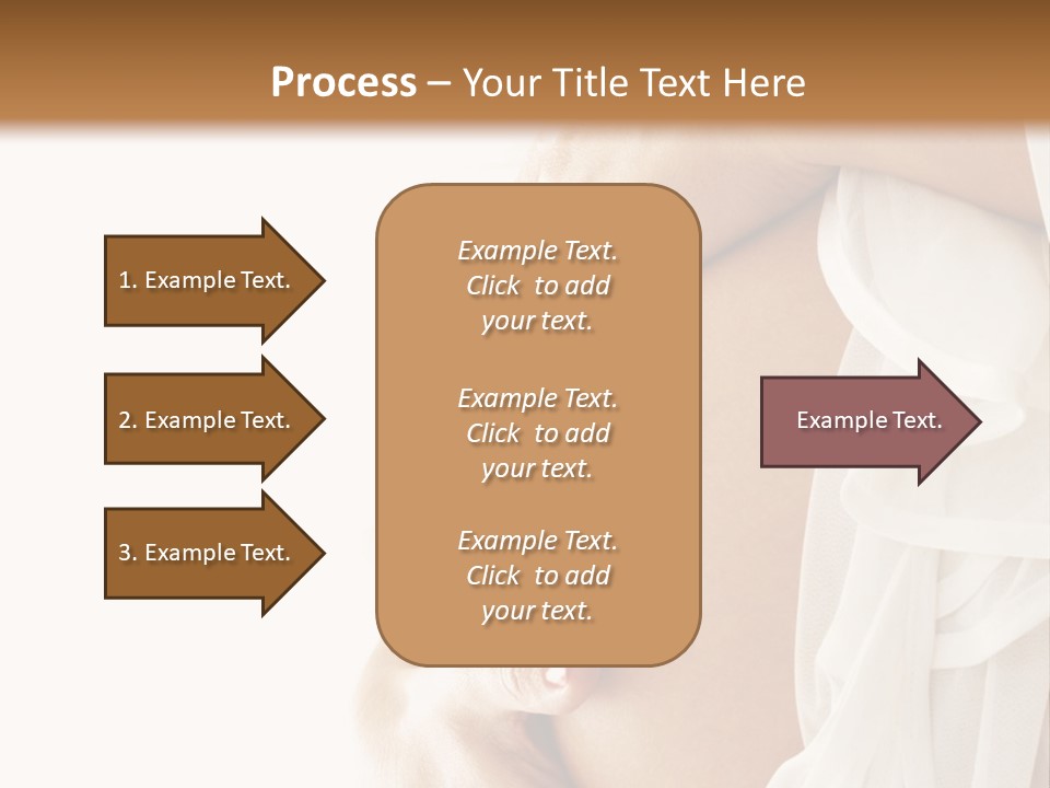 A Pregnant Woman Holding A Flower Powerpoint Presentation PowerPoint Template