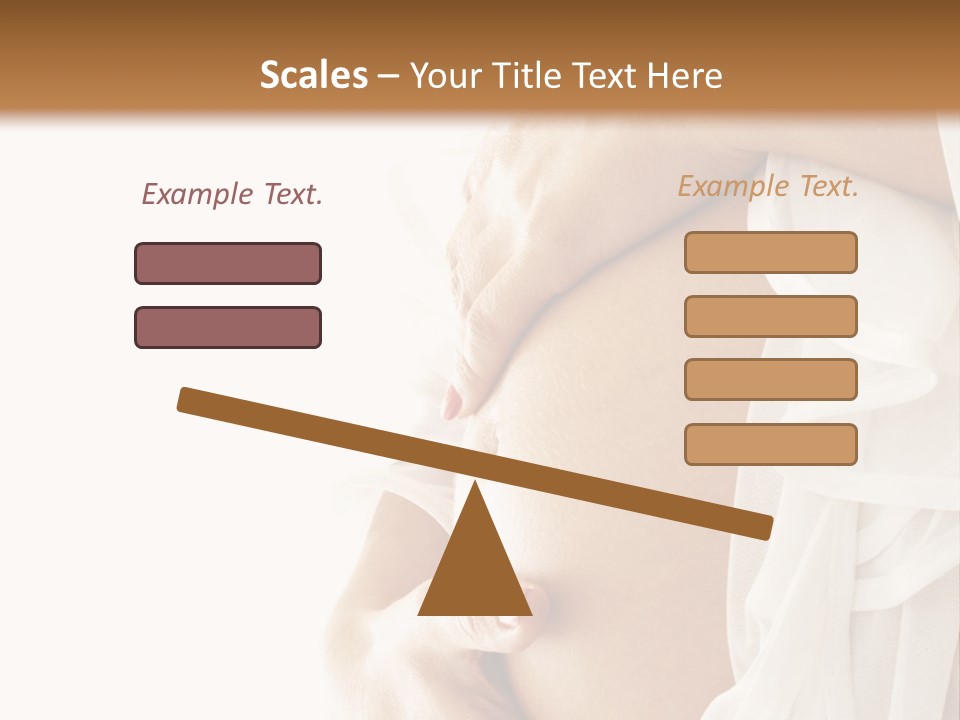 A Pregnant Woman Holding A Flower Powerpoint Presentation PowerPoint Template