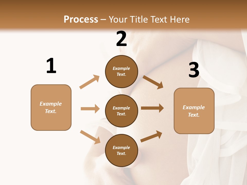 A Pregnant Woman Holding A Flower Powerpoint Presentation PowerPoint Template