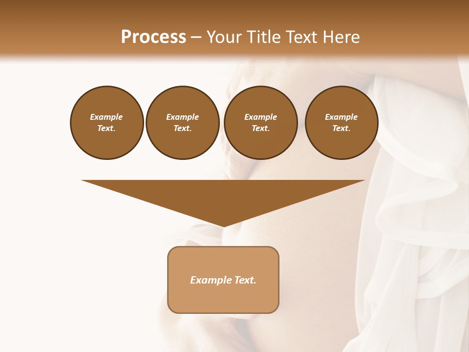 A Pregnant Woman Holding A Flower Powerpoint Presentation PowerPoint Template