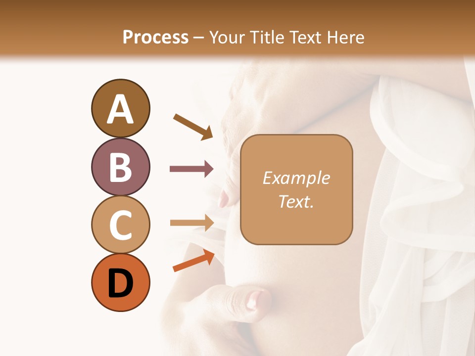 A Pregnant Woman Holding A Flower Powerpoint Presentation PowerPoint Template