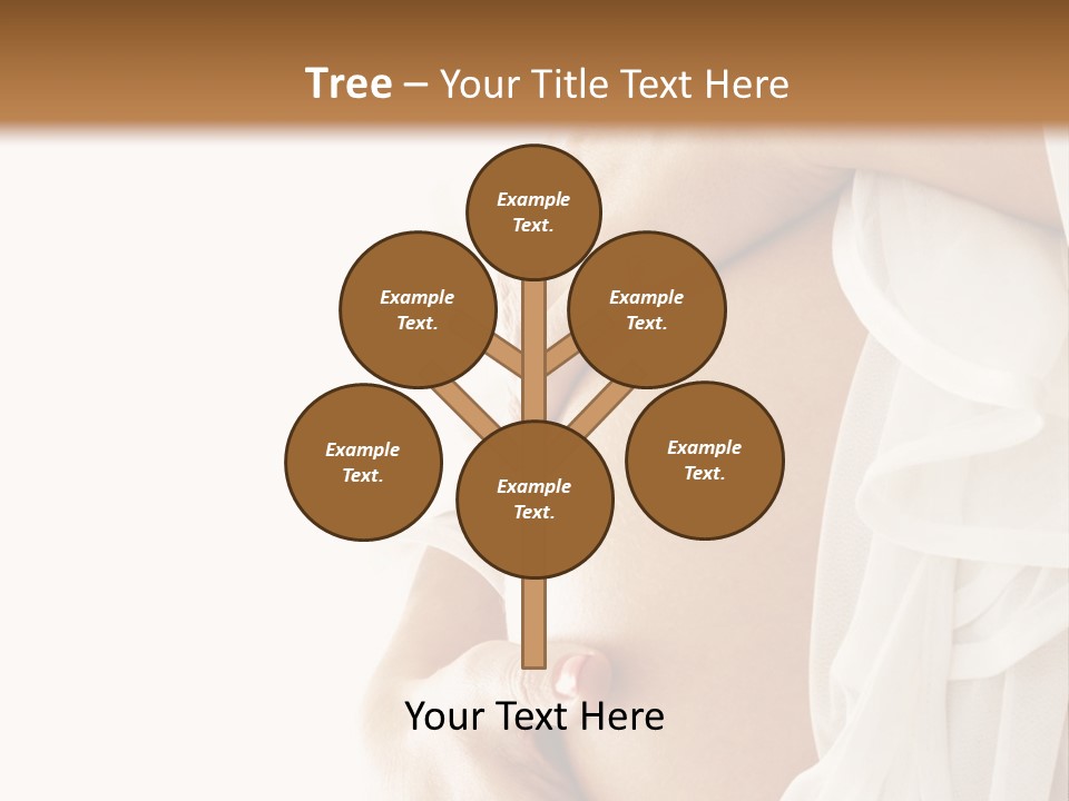 A Pregnant Woman Holding A Flower Powerpoint Presentation PowerPoint Template