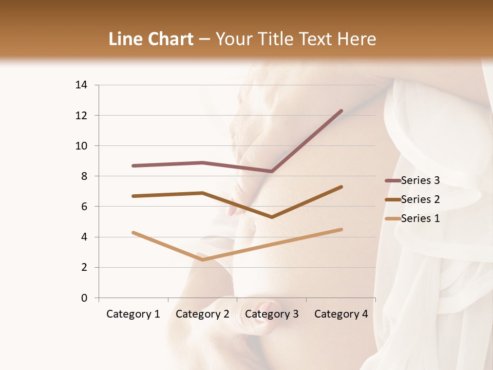 A Pregnant Woman Holding A Flower Powerpoint Presentation PowerPoint Template