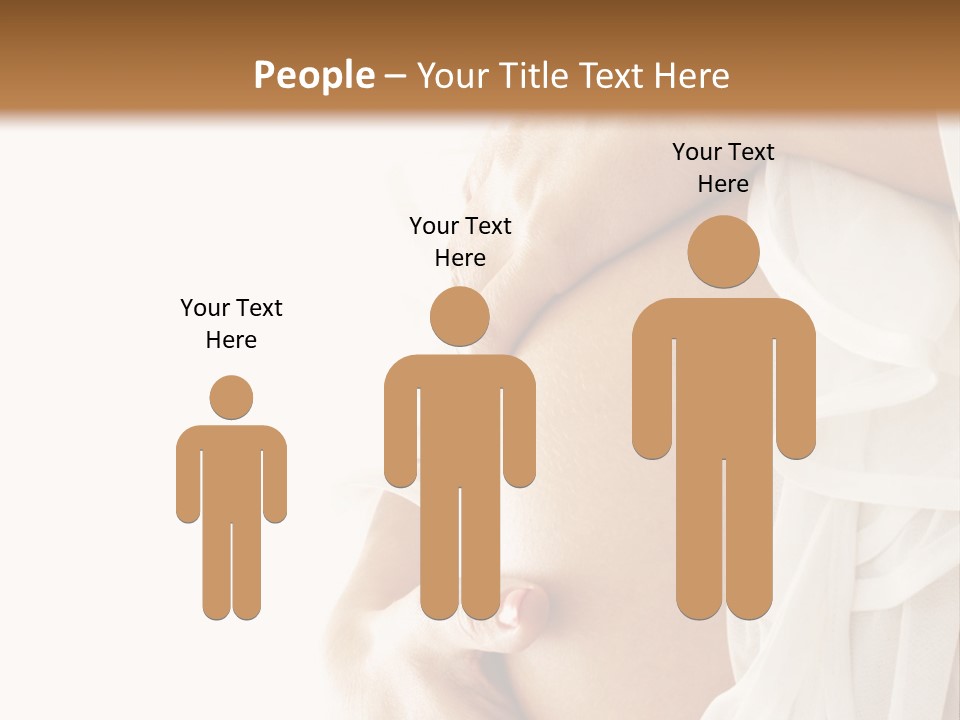 A Pregnant Woman Holding A Flower Powerpoint Presentation PowerPoint Template