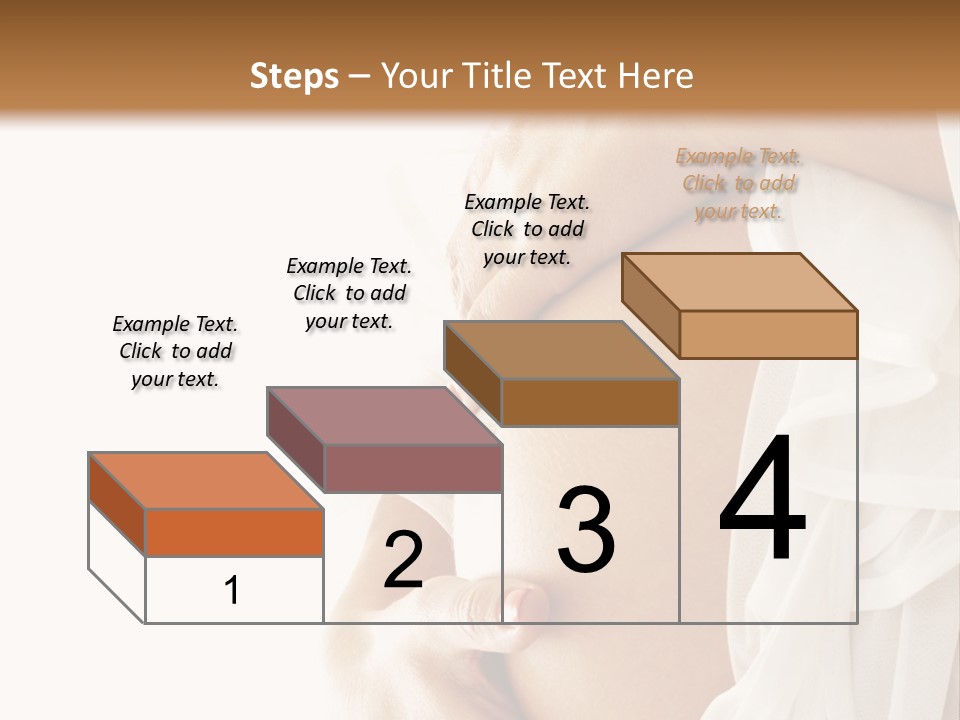 A Pregnant Woman Holding A Flower Powerpoint Presentation PowerPoint Template