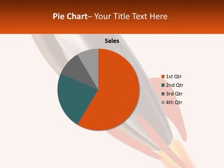 A Powerpoint Presentation With A Rocket Going Through It PowerPoint Template