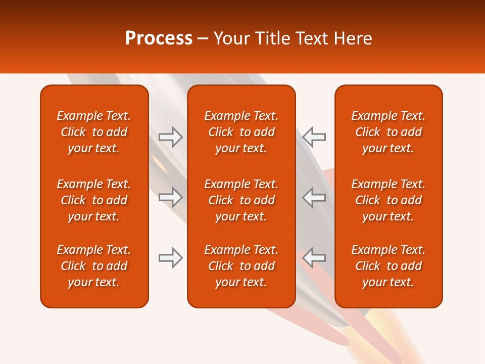 A Powerpoint Presentation With A Rocket Going Through It PowerPoint Template