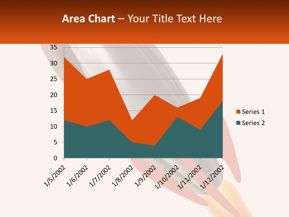 A Powerpoint Presentation With A Rocket Going Through It PowerPoint Template