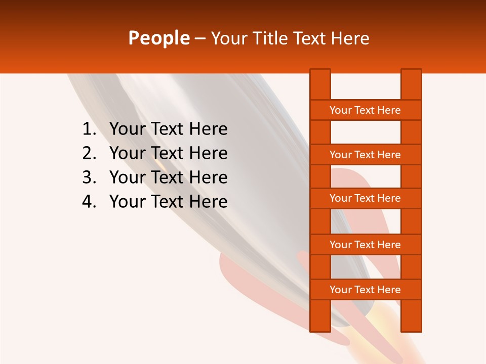 A Powerpoint Presentation With A Rocket Going Through It PowerPoint Template