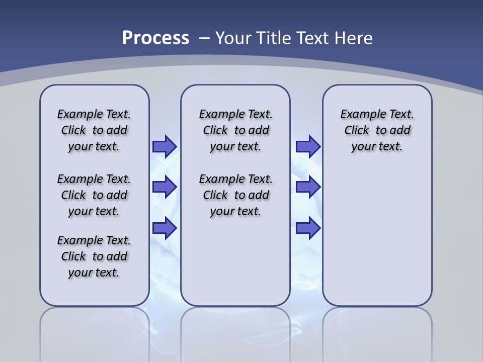 A Human Head With A Glowing Light Coming Out Of It PowerPoint Template