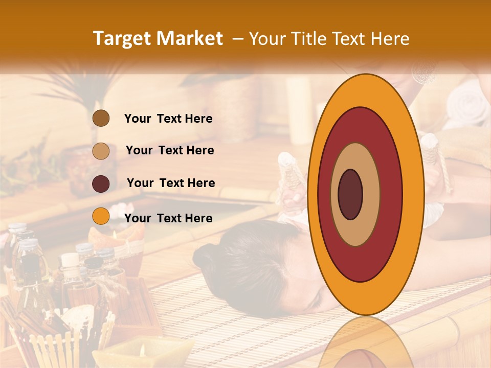 A Woman Getting A Back Massage From A Man PowerPoint Template