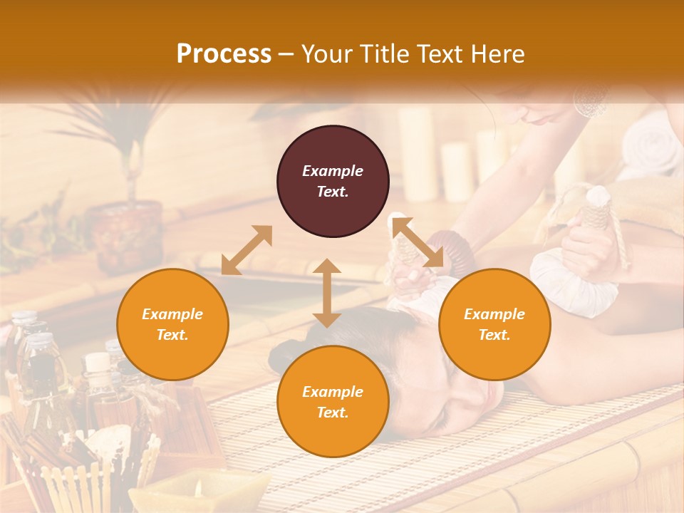 A Woman Getting A Back Massage From A Man PowerPoint Template