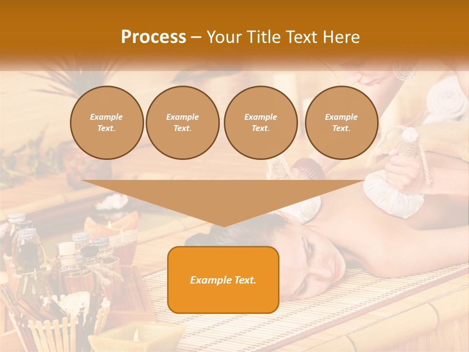 A Woman Getting A Back Massage From A Man PowerPoint Template