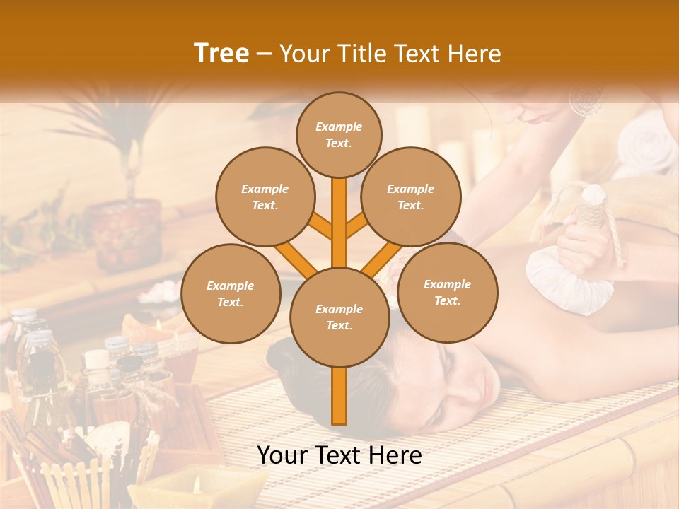 A Woman Getting A Back Massage From A Man PowerPoint Template