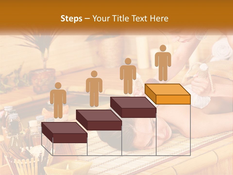 A Woman Getting A Back Massage From A Man PowerPoint Template