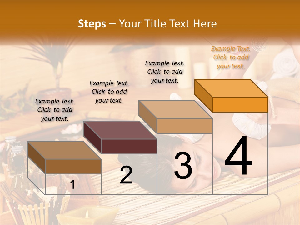 A Woman Getting A Back Massage From A Man PowerPoint Template