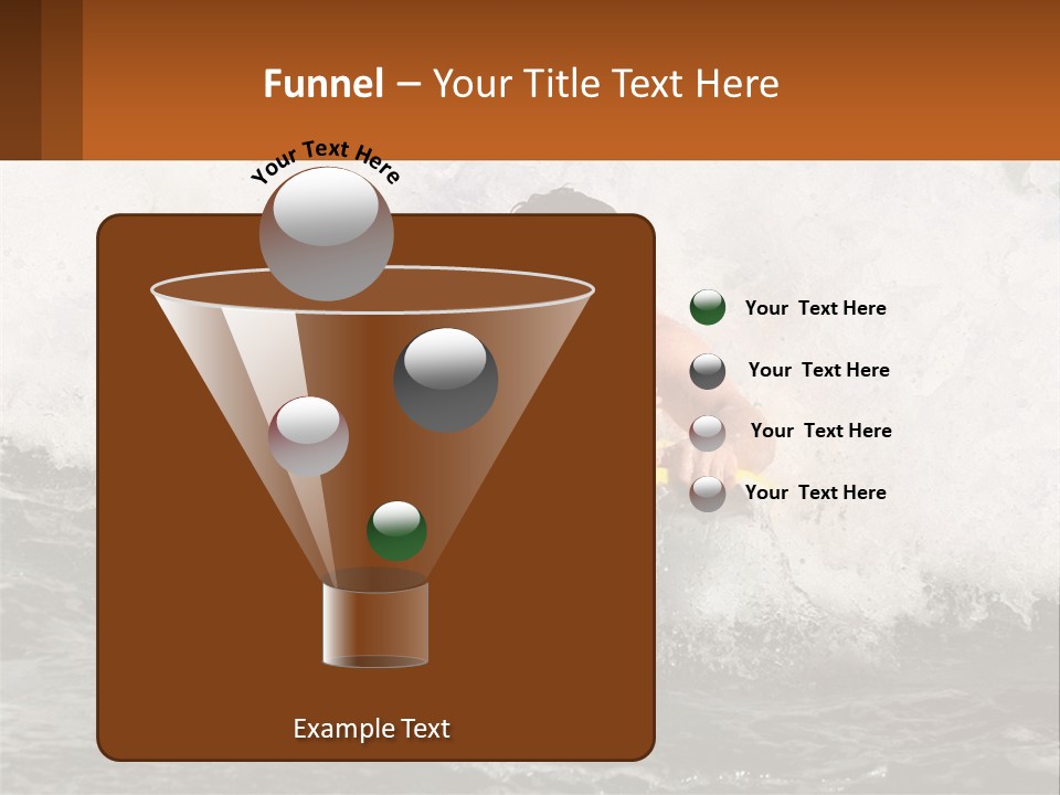 A Man Riding A Surfboard On Top Of A Wave PowerPoint Template