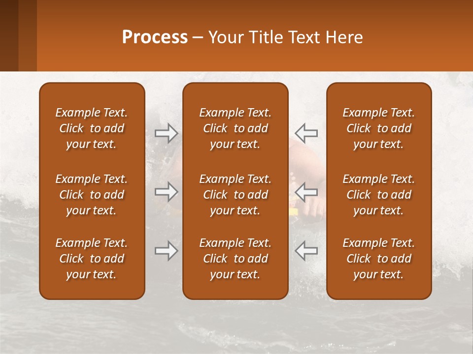 A Man Riding A Surfboard On Top Of A Wave PowerPoint Template