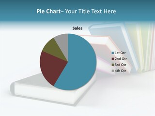 A Group Of Books Sitting On Top Of Each Other PowerPoint Template