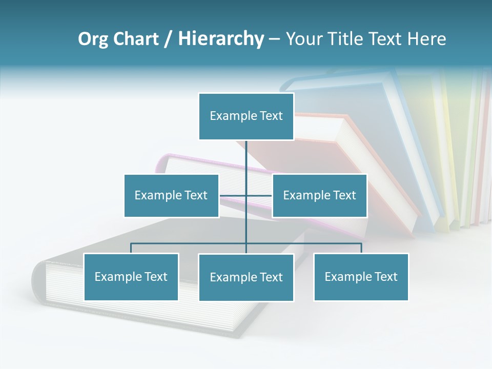 A Group Of Books Sitting On Top Of Each Other PowerPoint Template