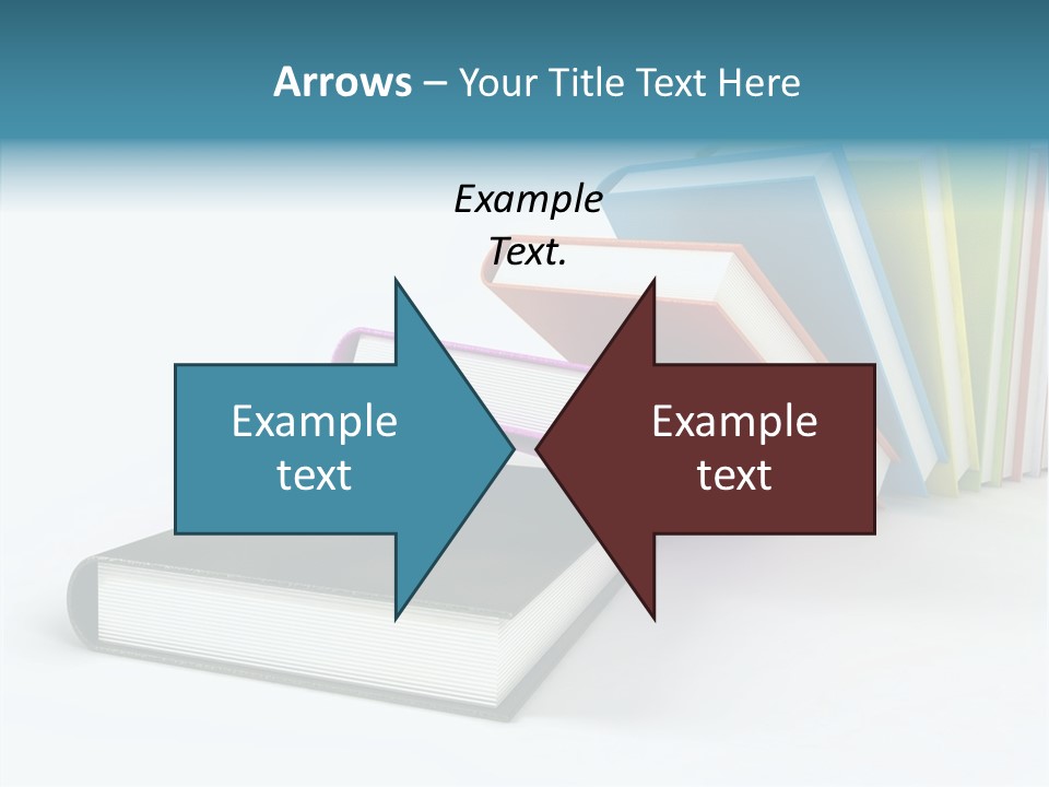 A Group Of Books Sitting On Top Of Each Other PowerPoint Template