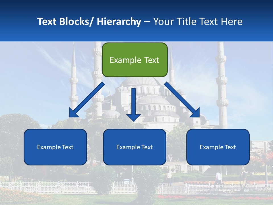 A Picture Of A Large Building In The Middle Of A Park PowerPoint Template