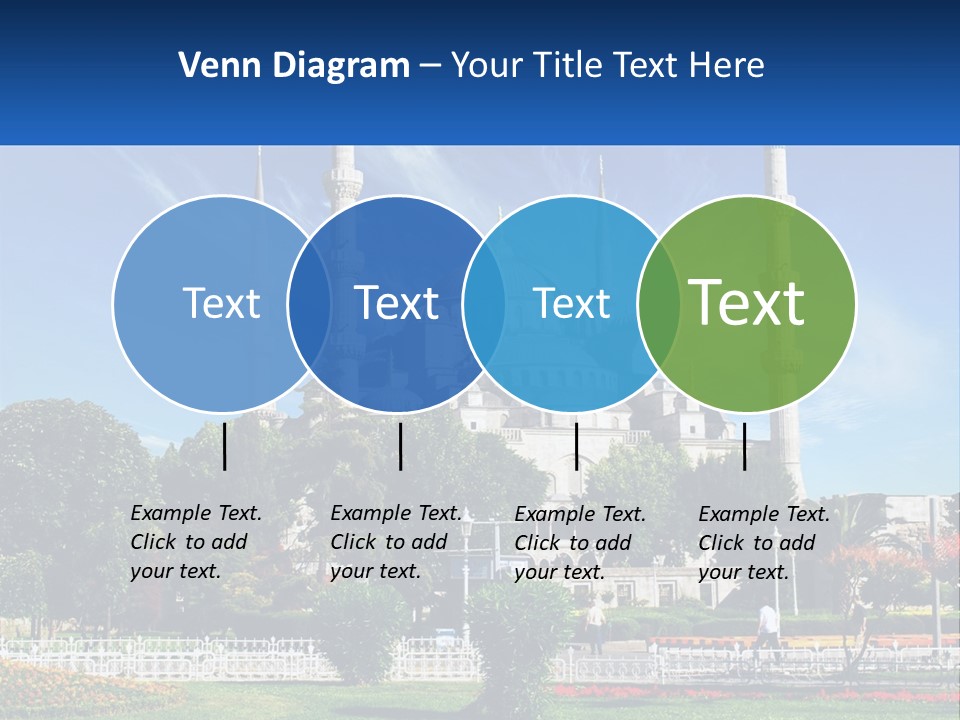 A Picture Of A Large Building In The Middle Of A Park PowerPoint Template