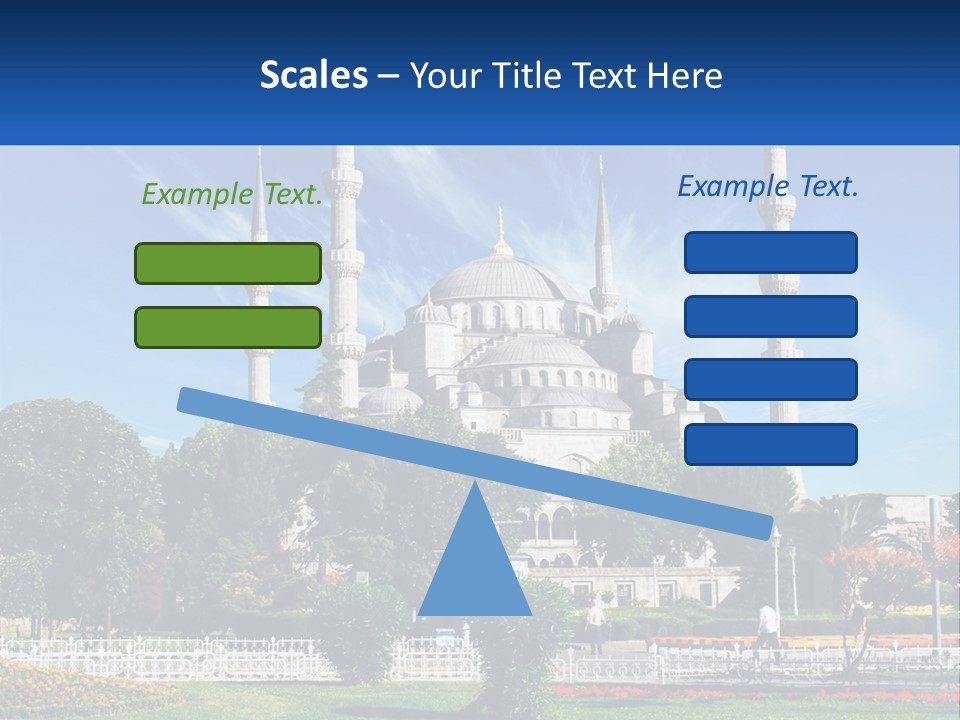 A Picture Of A Large Building In The Middle Of A Park PowerPoint Template