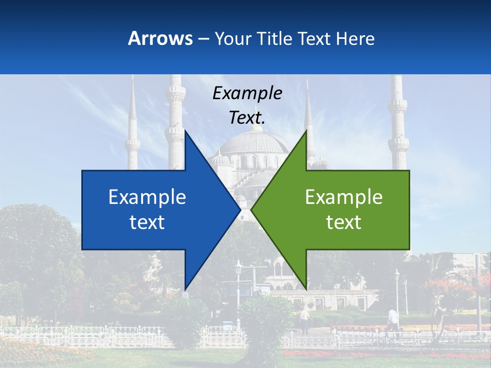 A Picture Of A Large Building In The Middle Of A Park PowerPoint Template