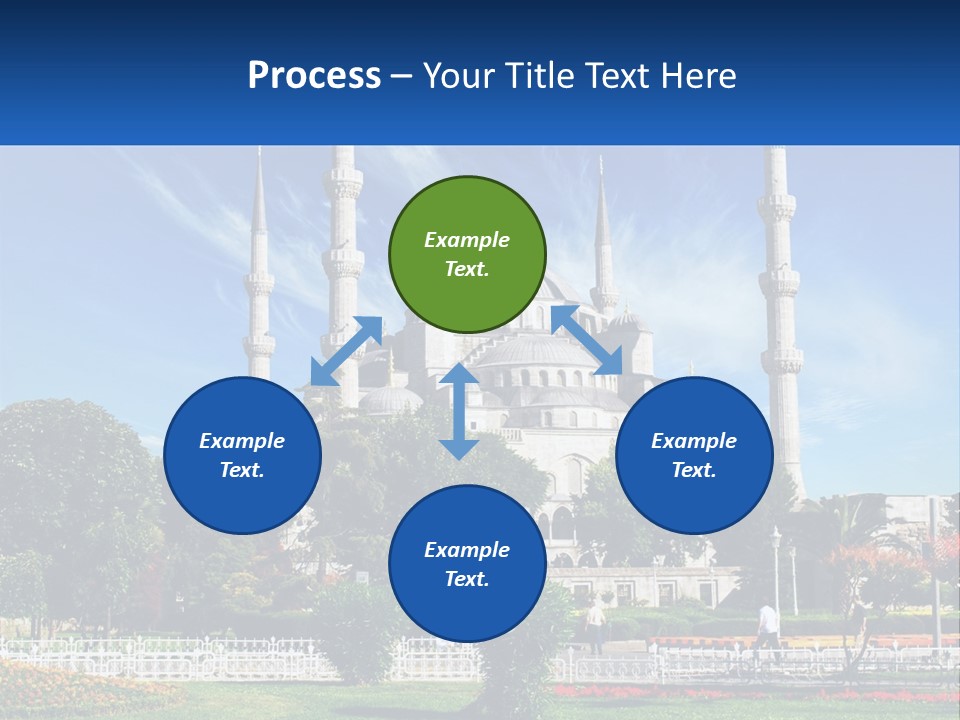 A Picture Of A Large Building In The Middle Of A Park PowerPoint Template