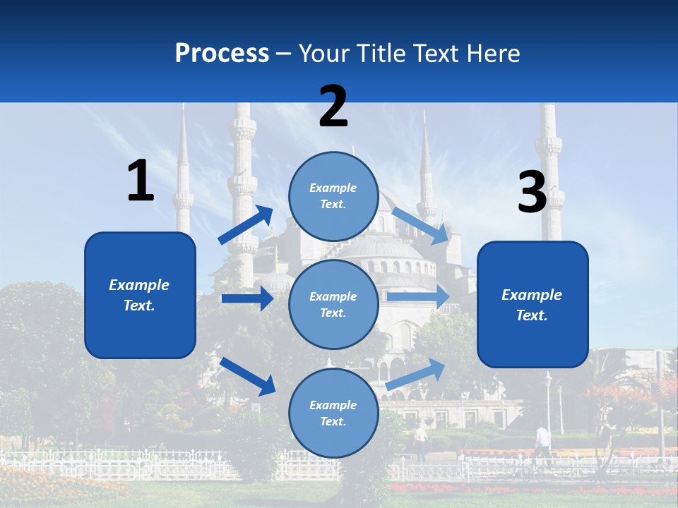 A Picture Of A Large Building In The Middle Of A Park PowerPoint Template