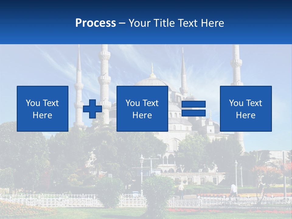 A Picture Of A Large Building In The Middle Of A Park PowerPoint Template