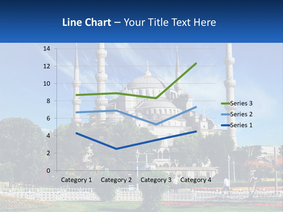 A Picture Of A Large Building In The Middle Of A Park PowerPoint Template