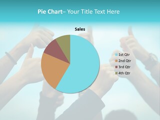 A Group Of People Giving Thumbs Up PowerPoint Template