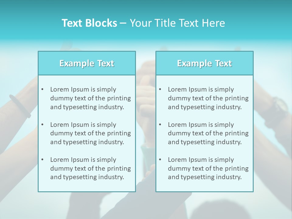 A Group Of People Giving Thumbs Up PowerPoint Template
