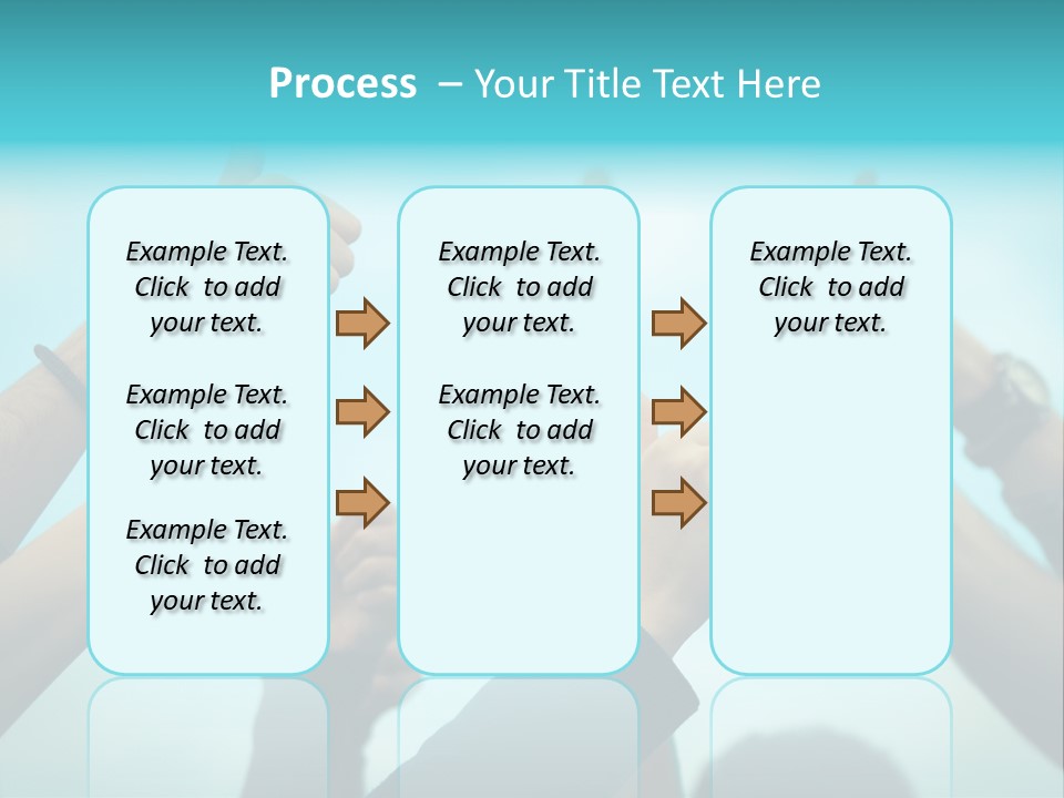 A Group Of People Giving Thumbs Up PowerPoint Template