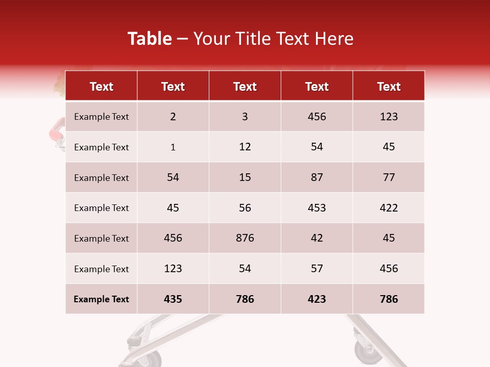 A Shopping Cart Full Of Fresh Fruits And Vegetables PowerPoint Template