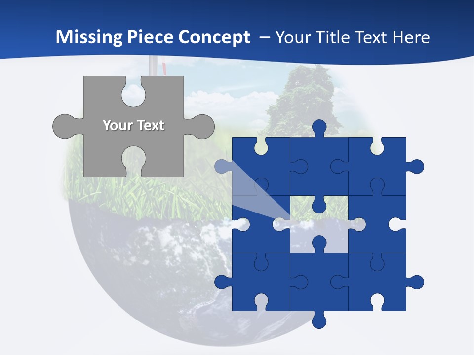 A Green Field With A Wind Turbine On Top Of It PowerPoint Template