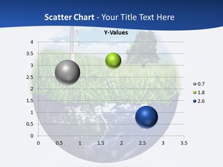 A Green Field With A Wind Turbine On Top Of It PowerPoint Template