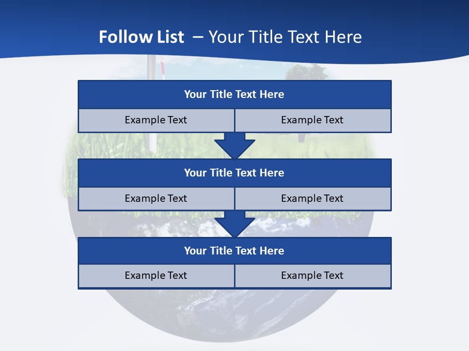 A Green Field With A Wind Turbine On Top Of It PowerPoint Template