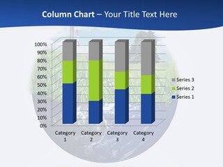 A Green Field With A Wind Turbine On Top Of It PowerPoint Template