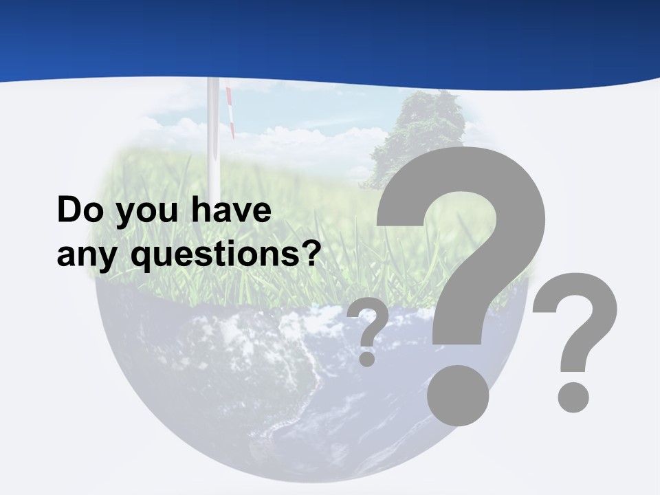 A Green Field With A Wind Turbine On Top Of It PowerPoint Template