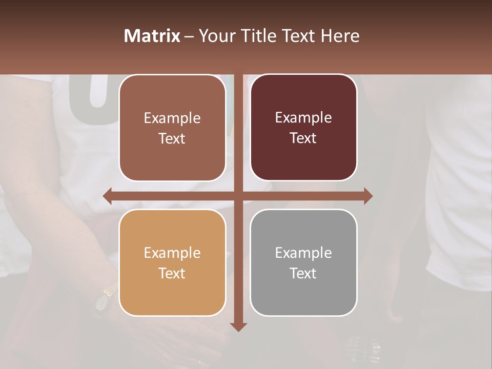 A Woman In A White T - Shirt Is Holding Her Hands In Her Pockets PowerPoint Template