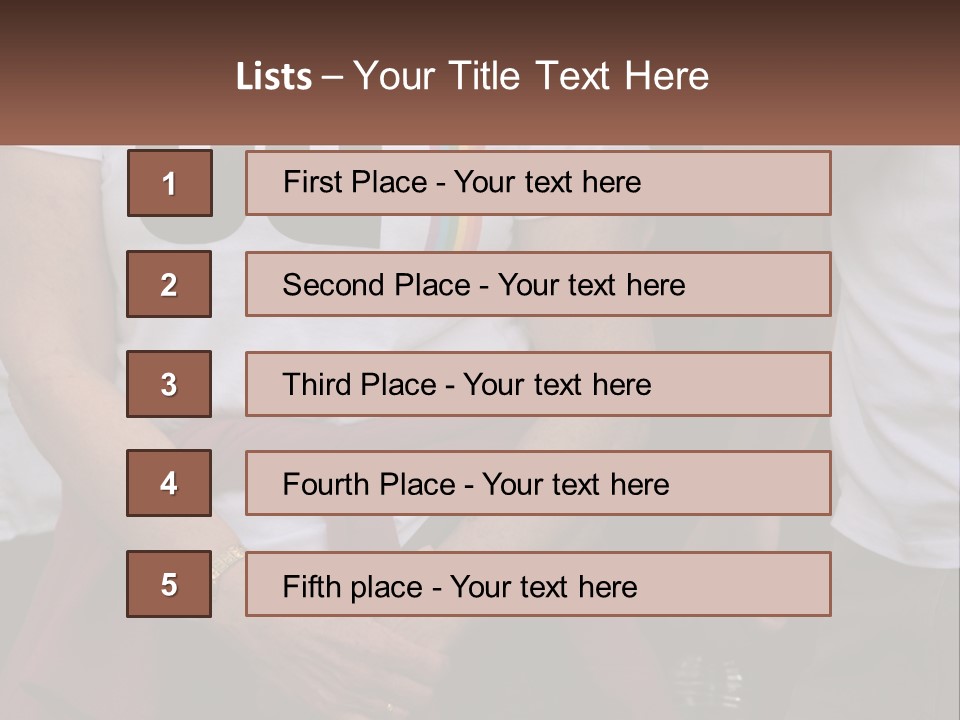 A Woman In A White T - Shirt Is Holding Her Hands In Her Pockets PowerPoint Template